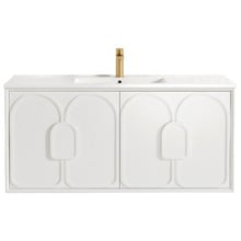 Laguna MKII 1200mm Wall Hung Single Vanity with Ceramic Countertop